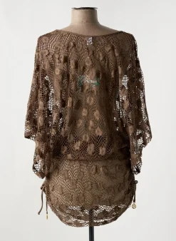 Robe De Plage Luli Fama Marron