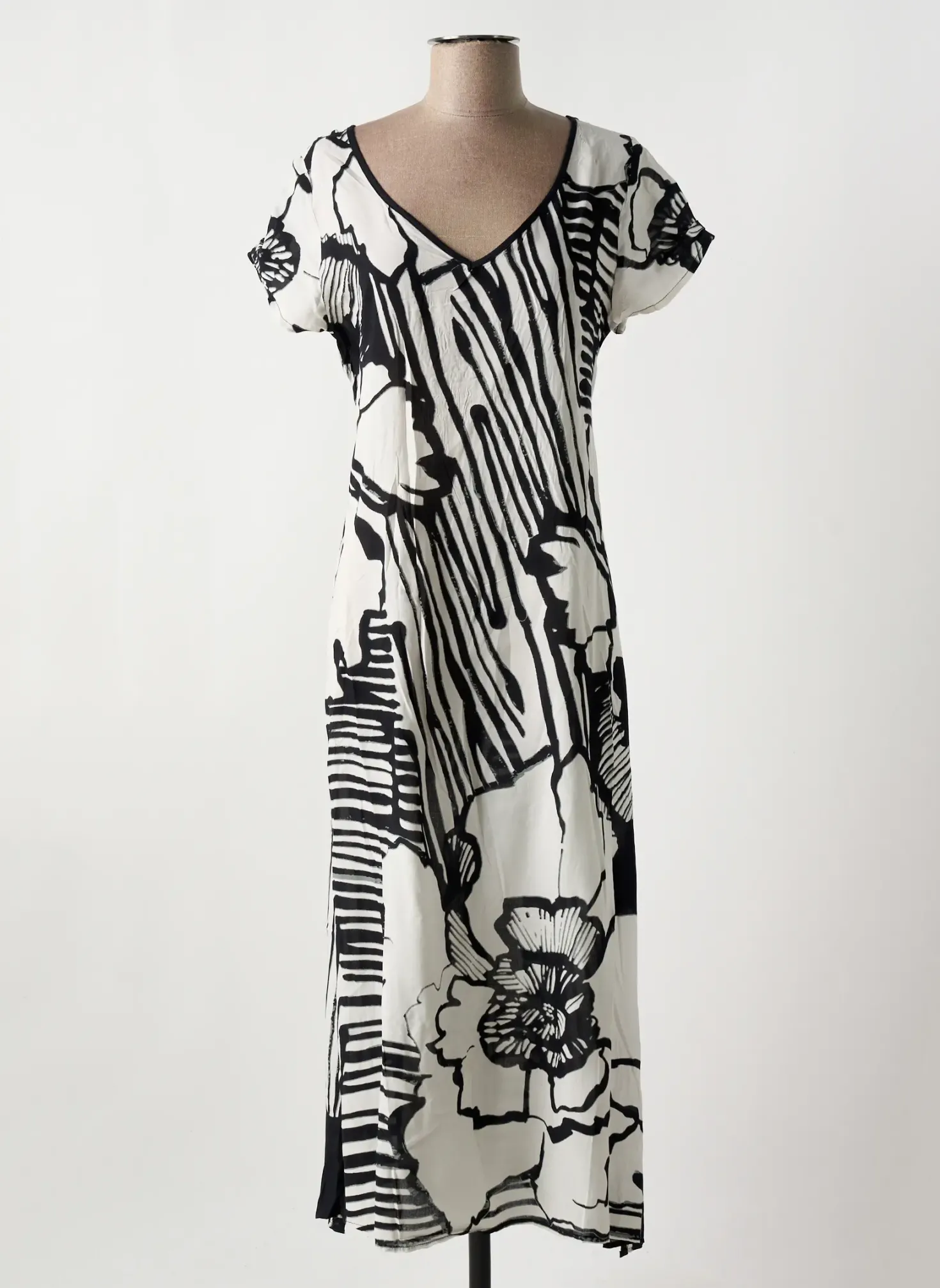 Robe De Plage Miradonna Noir
