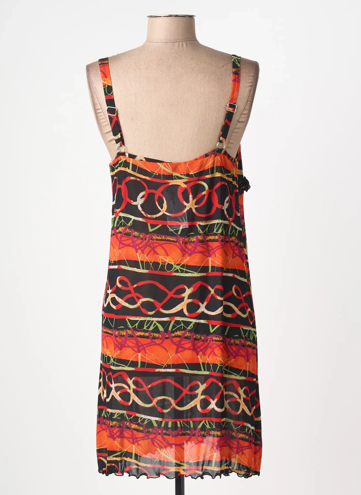Robe De Plage Reglisse Orange
