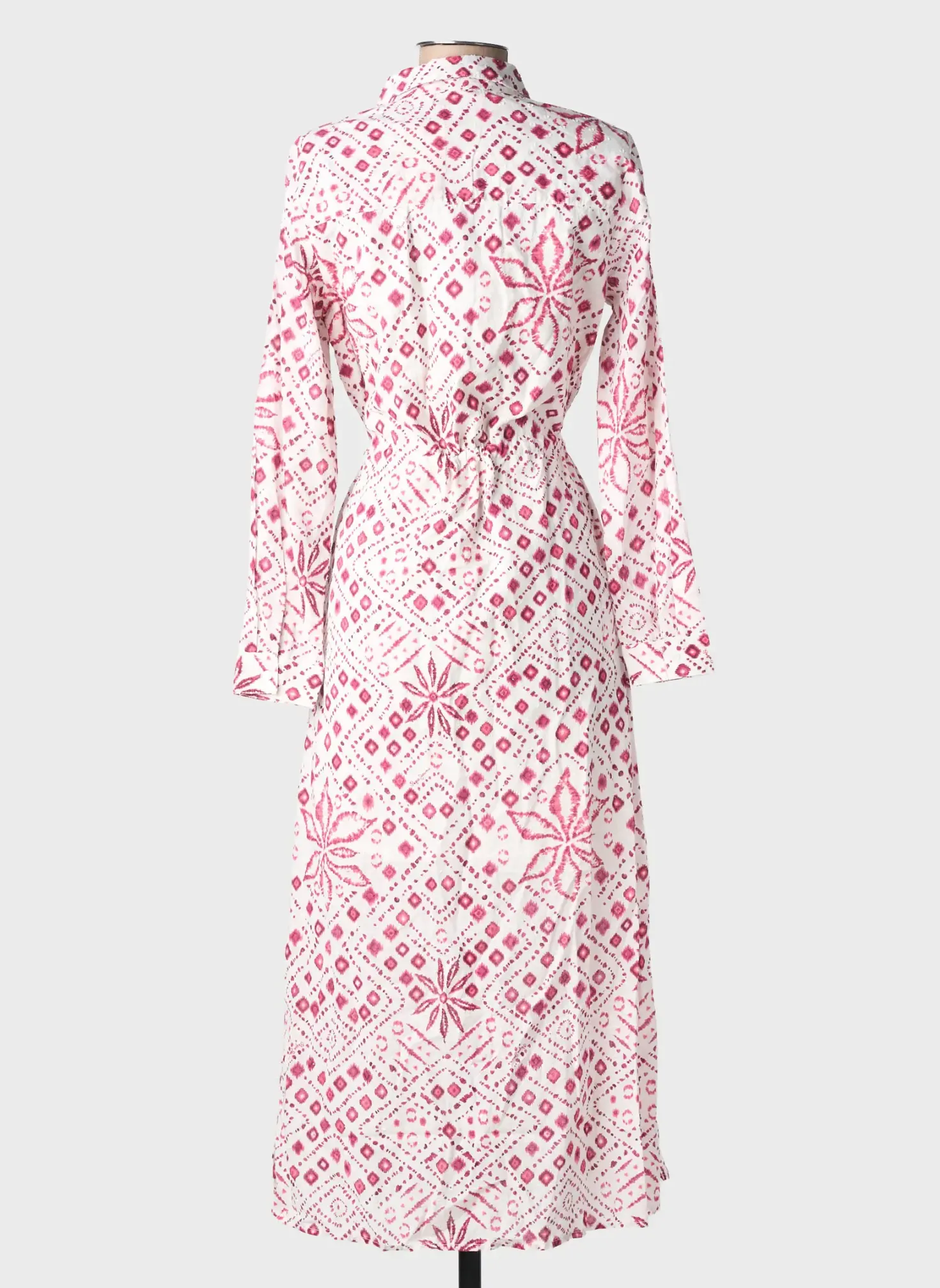 Robe Longue Pepe Jeans Blanc Manches Longues