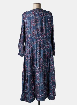 Robe Longue Sheego Bleu Manches Longues