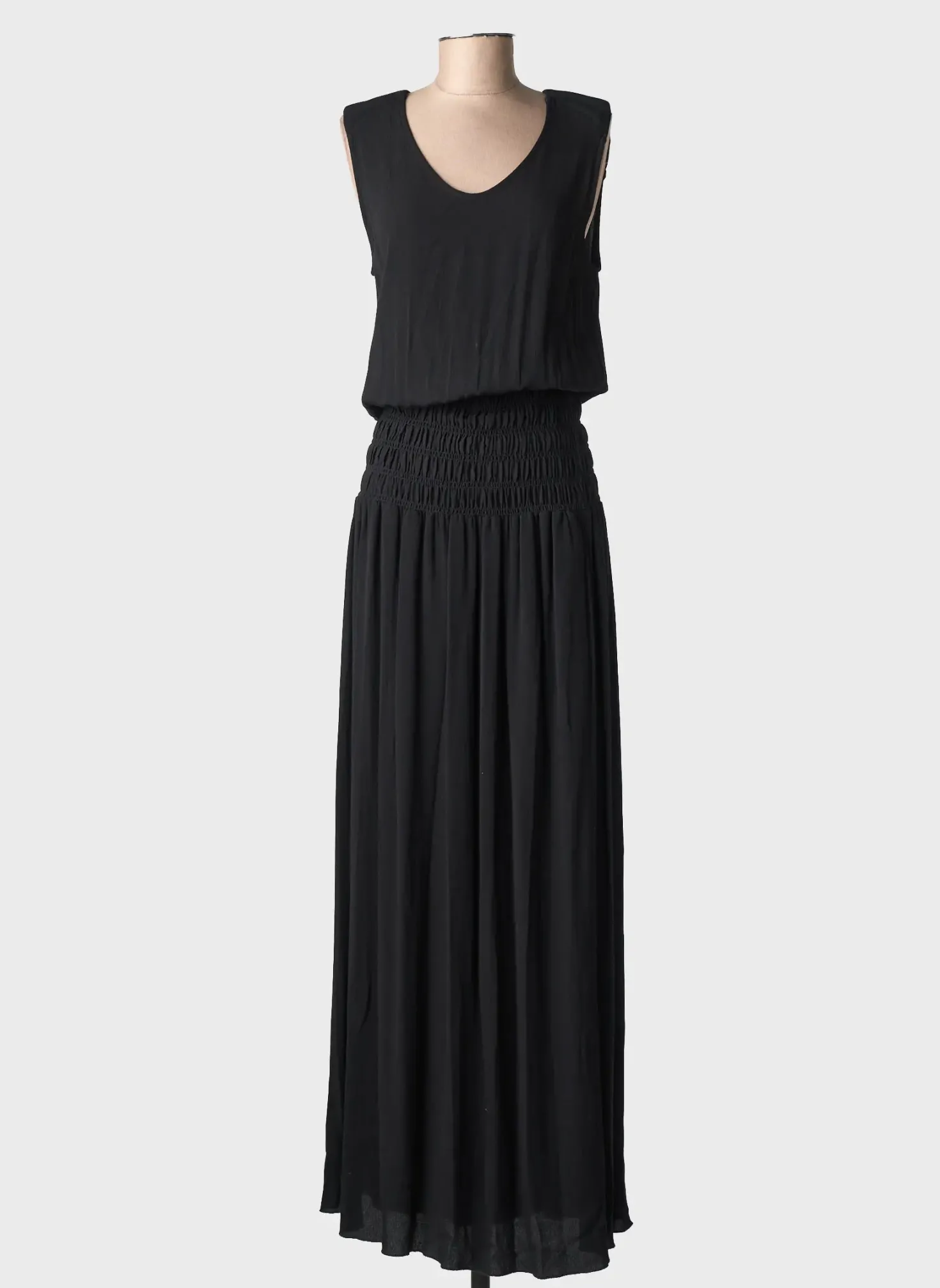 Robe Longue Silvian Heach Noir Manches Courtes