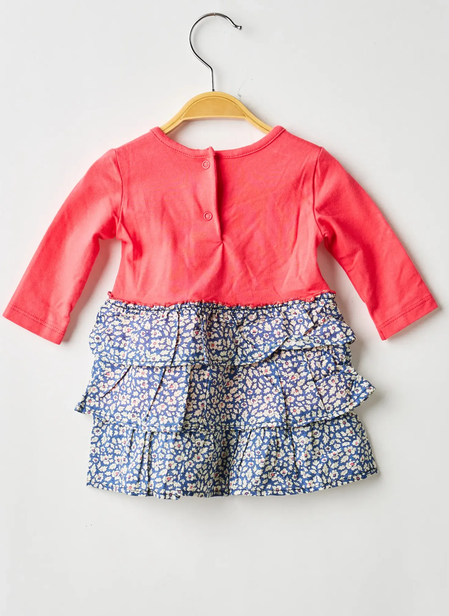 Robe Mi-longue Absorba Rose Manches Longues