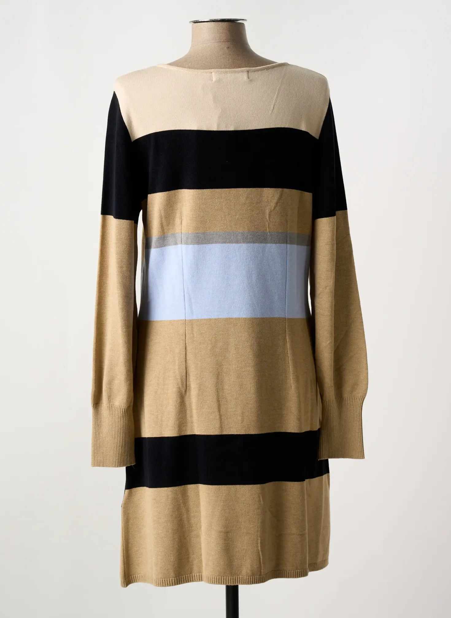 Robe Mi-longue Aldo Martin's Marron Manches Longues