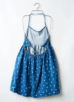 Robe Mi-longue Boboli Bleu Fines Bretelles