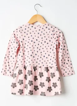 Robe Mi-longue Boboli Rose Manches Longues