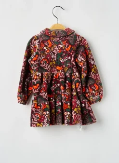 Robe Mi-longue Boboli Violet Manches Longues