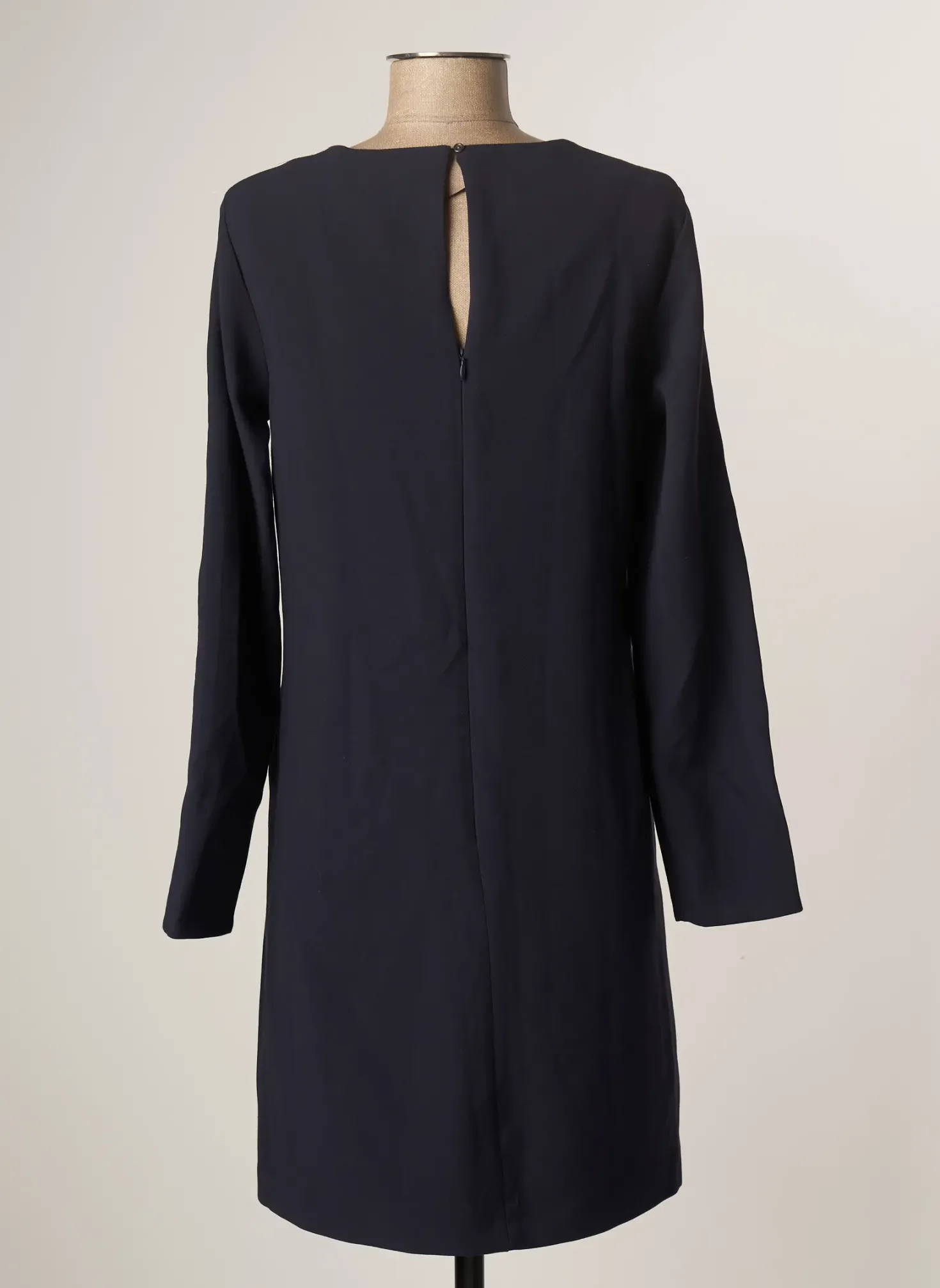 Robe Mi-longue Esprit Bleu Manches Longues