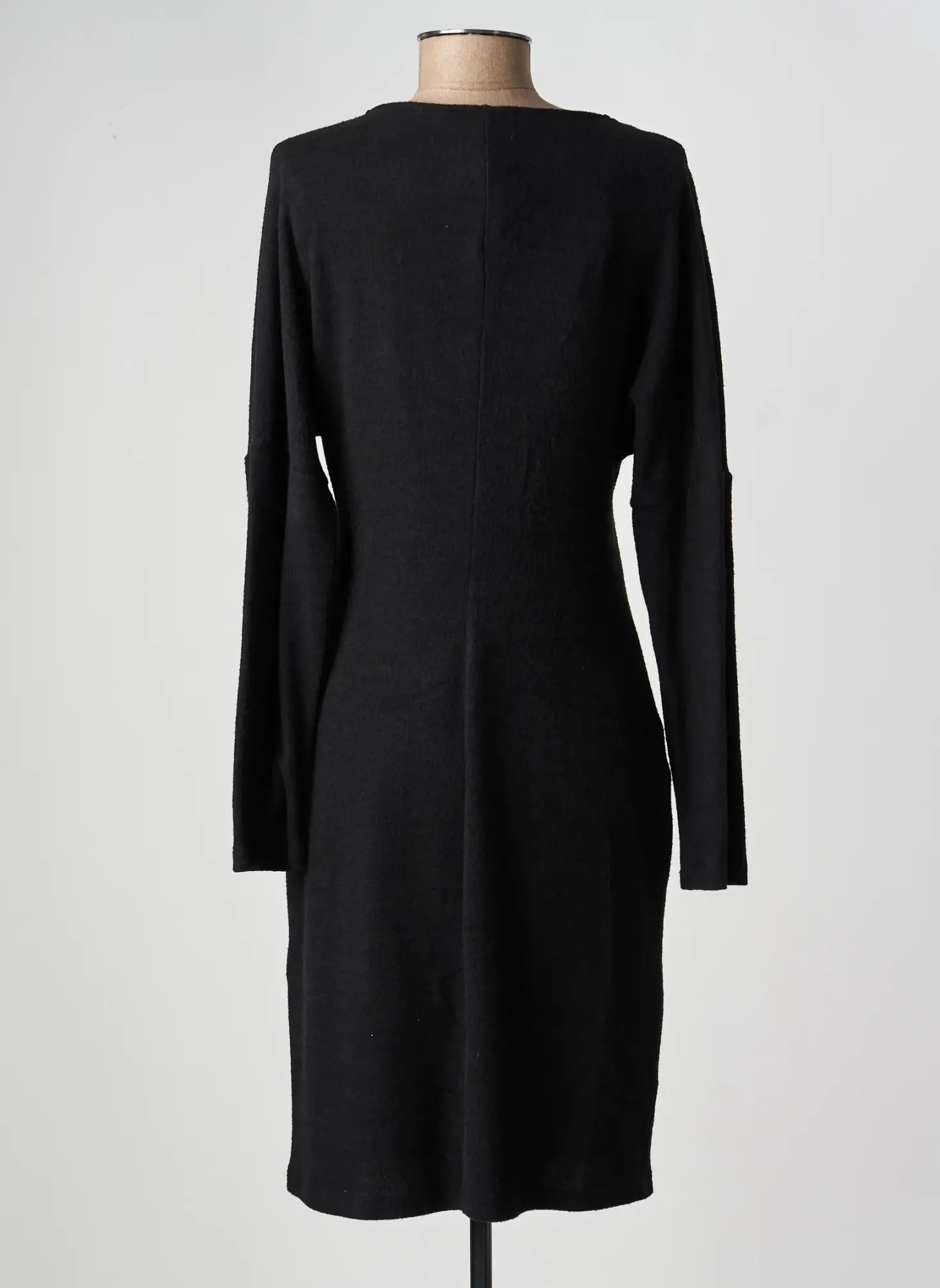 Robe Mi-longue Frank Lyman Noir Manches Longues