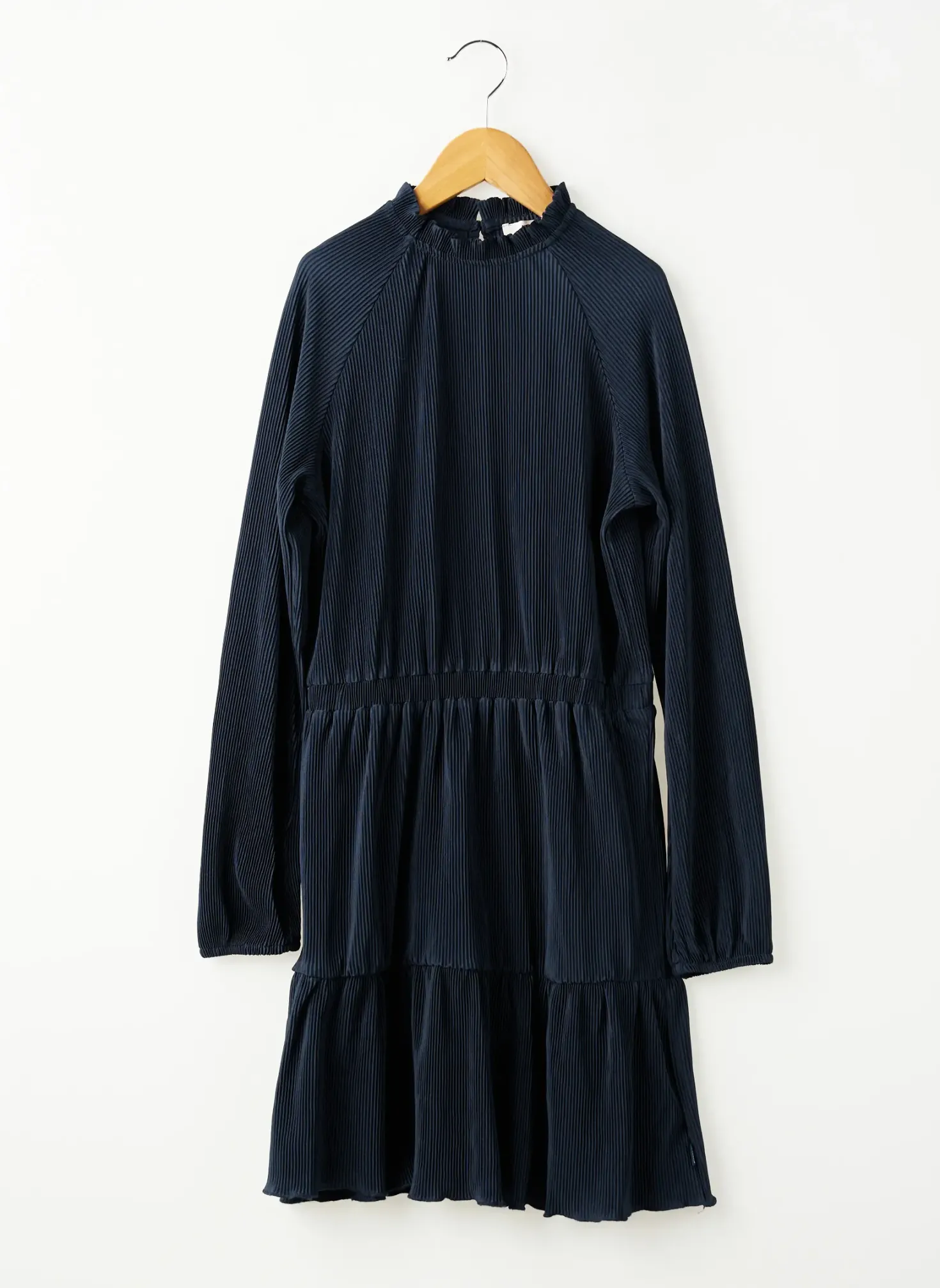 Robe Mi-longue Garcia Bleu Manches Longues