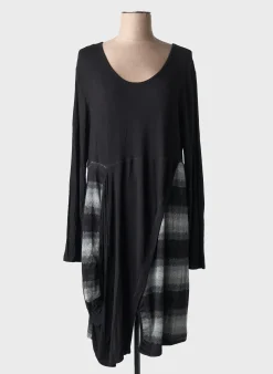 Robe Mi-longue G!oze Noir Manches Longues