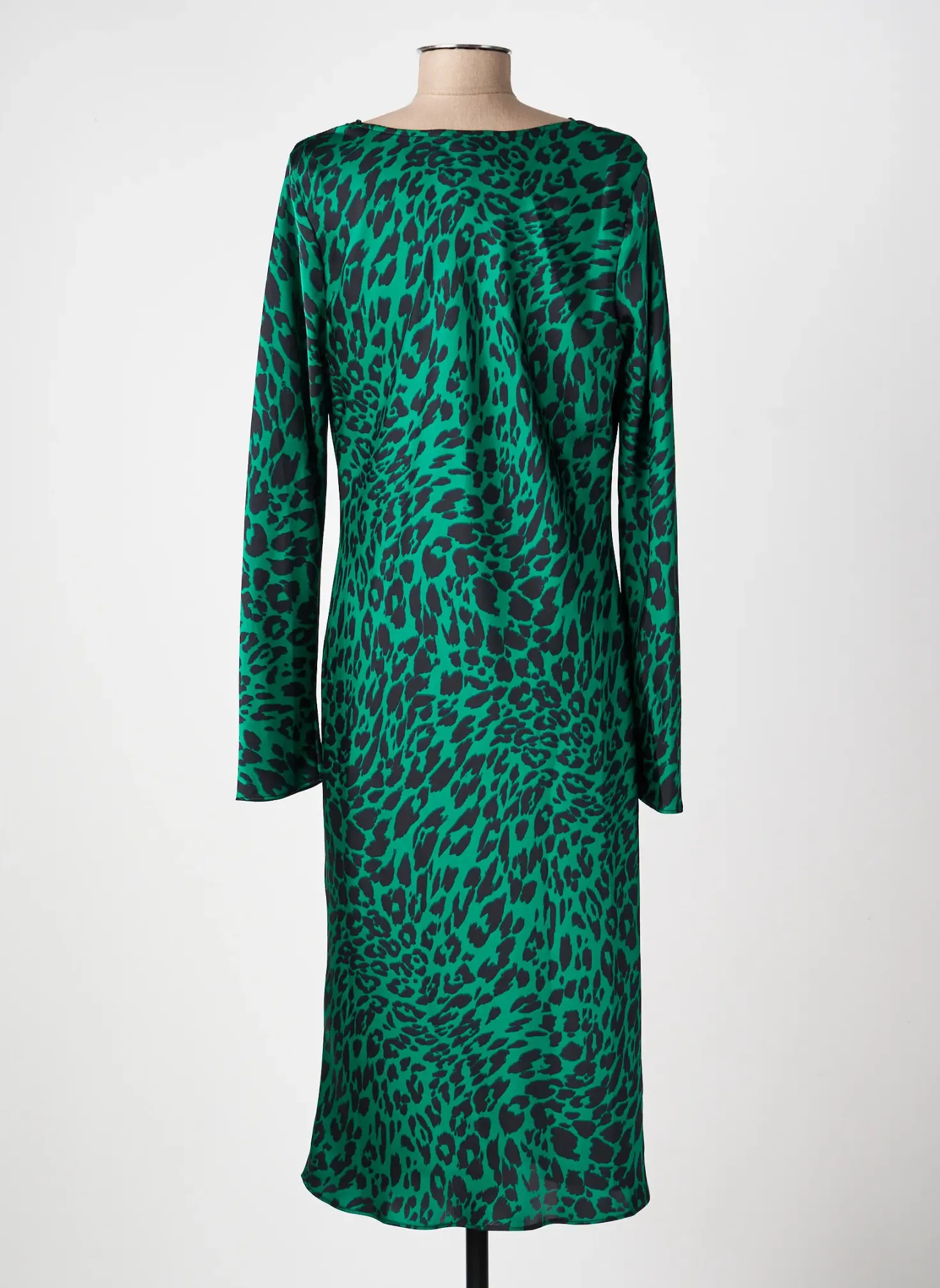 Robe Mi-longue Joseph Ribkoff Vert Manches Longues