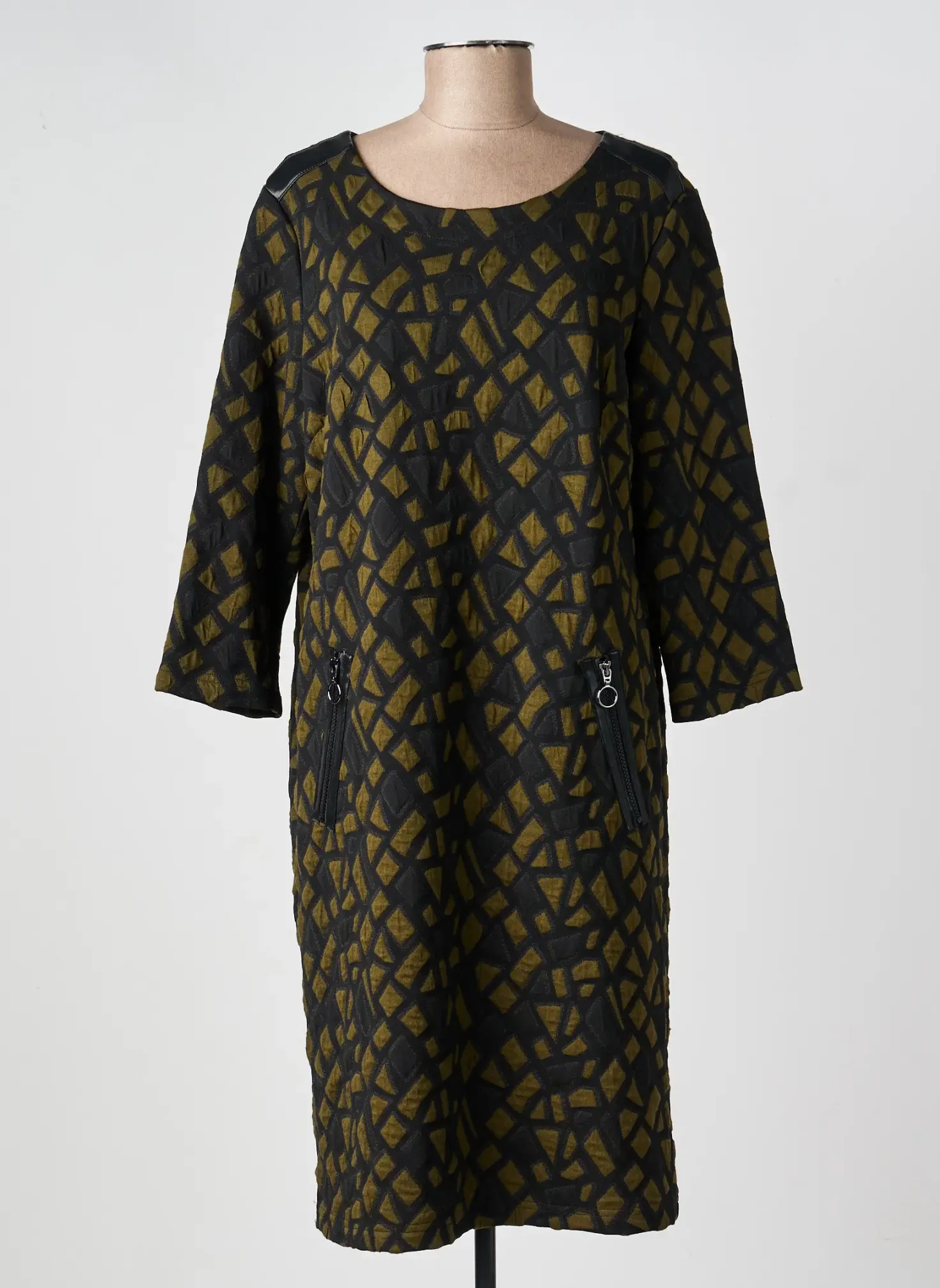 Robe Mi-longue Joseph Ribkoff Vert Manches Longues