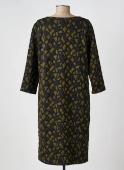 Robe Mi-longue Joseph Ribkoff Vert Manches Longues