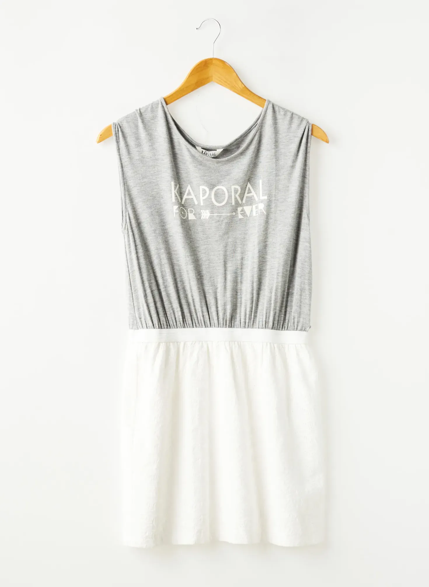 Robe Mi-longue Kaporal Gris Sans Manche