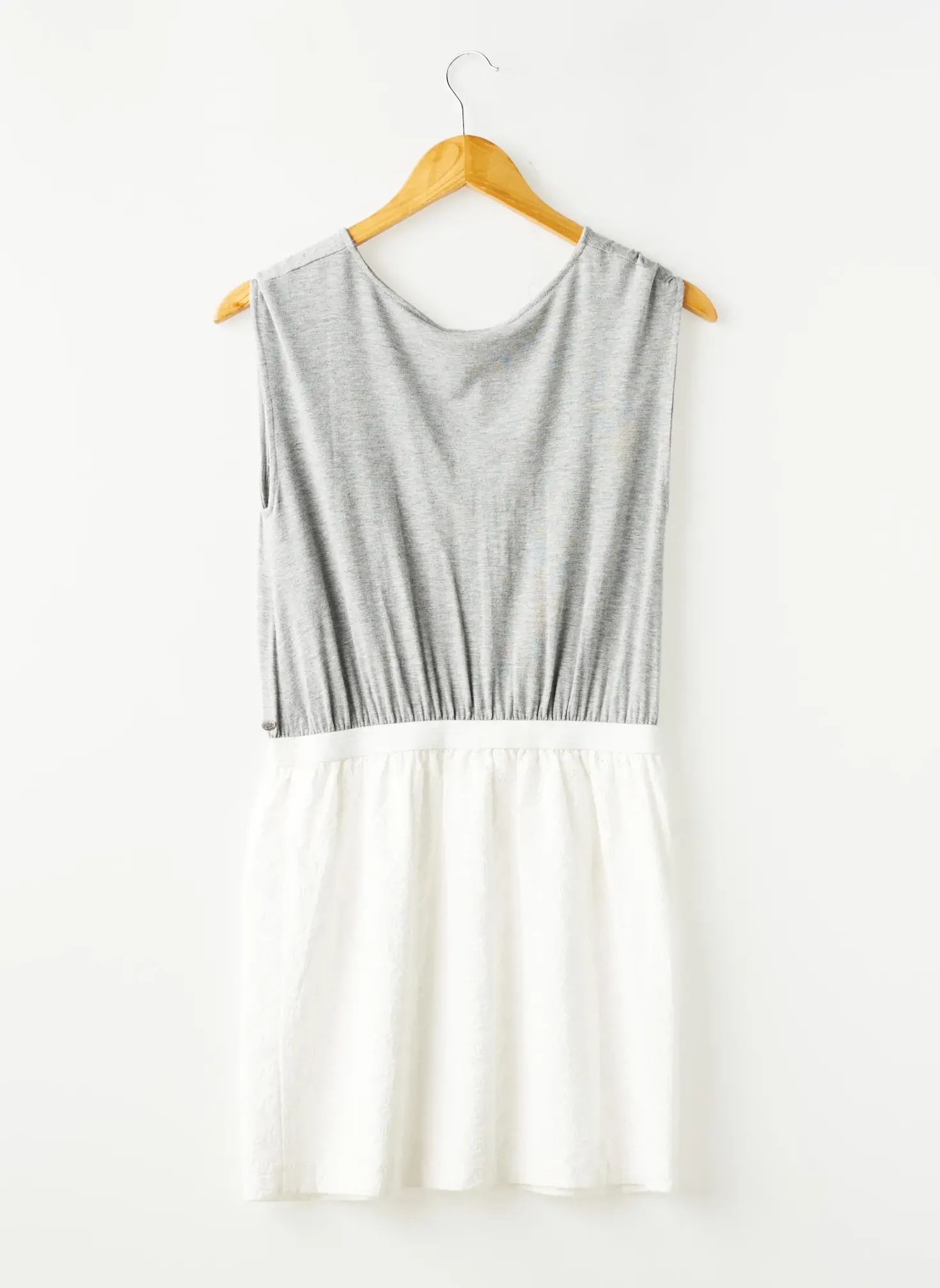 Robe Mi-longue Kaporal Gris Sans Manche