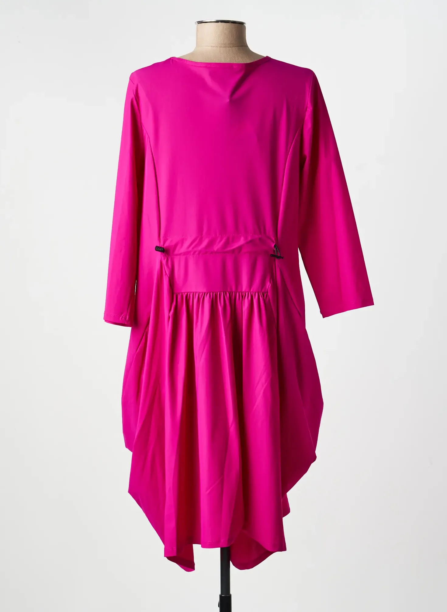 Robe Mi-longue Kozan Rose Manches Longues