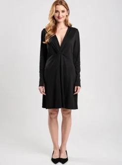 Robe Mi-longue La Fee Maraboutee Noir Manches Longues