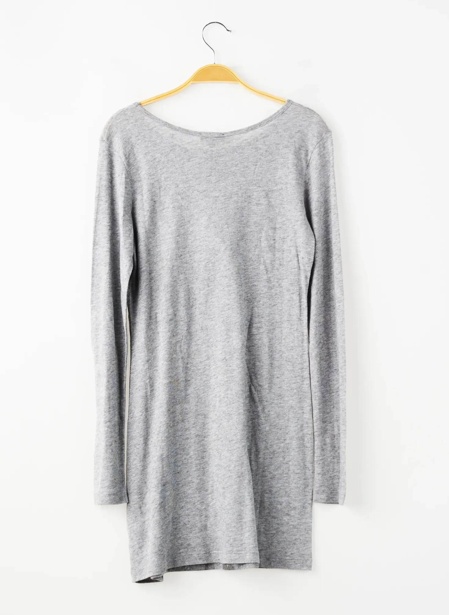 Robe Mi-longue La Fee Maraboutee Gris Manches Longues