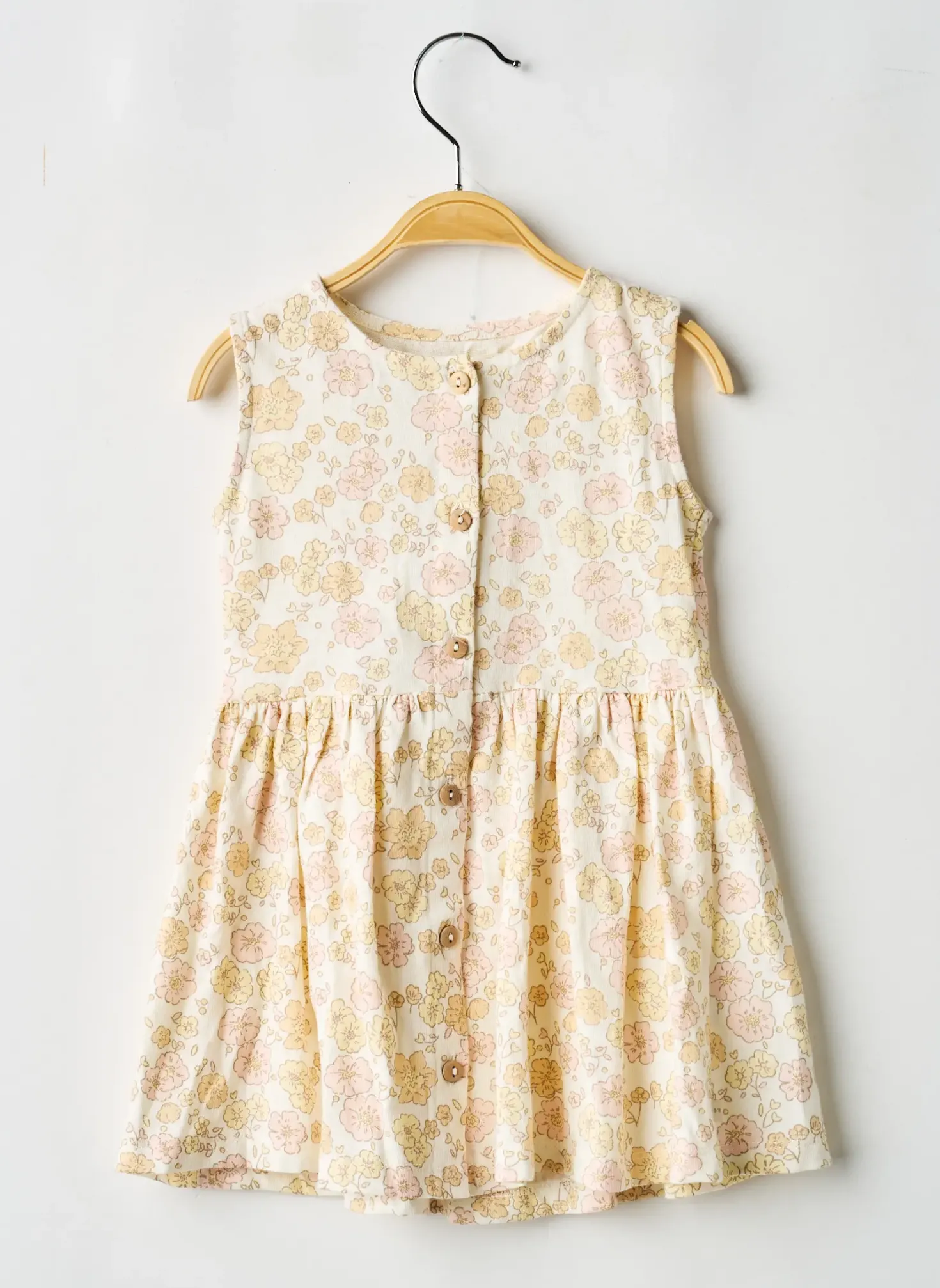 Robe Mi-longue Lpc Girls Beige Sans Manche