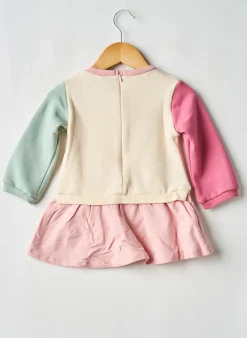 Robe Mi-longue Mayoral Beige Manches Longues