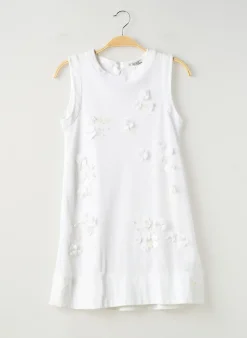 Robe Mi-longue Mayoral Blanc Sans Manche