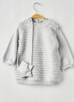 Robe Mi-longue Mayoral Gris Manches Longues