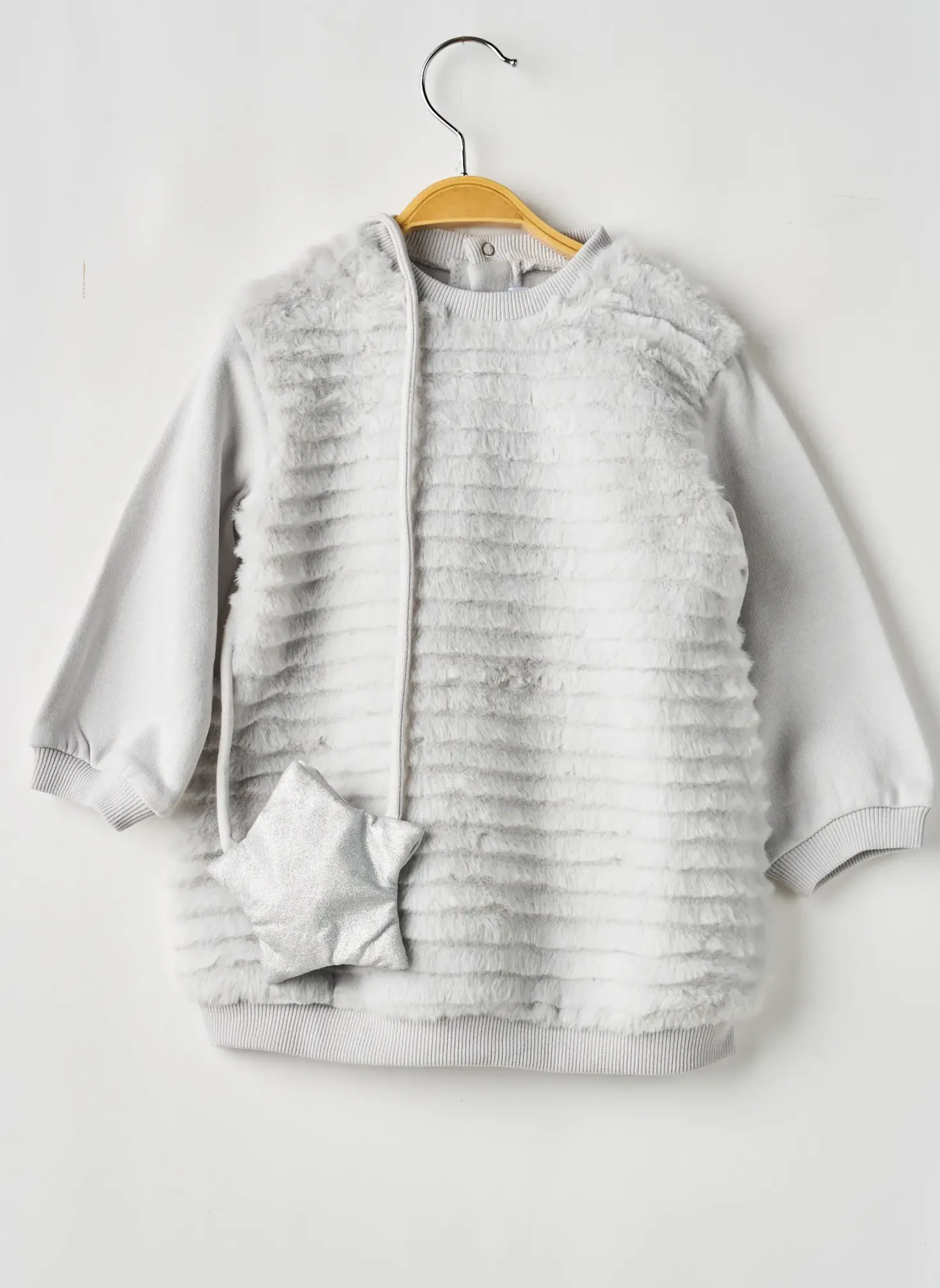 Robe Mi-longue Mayoral Gris Manches Longues