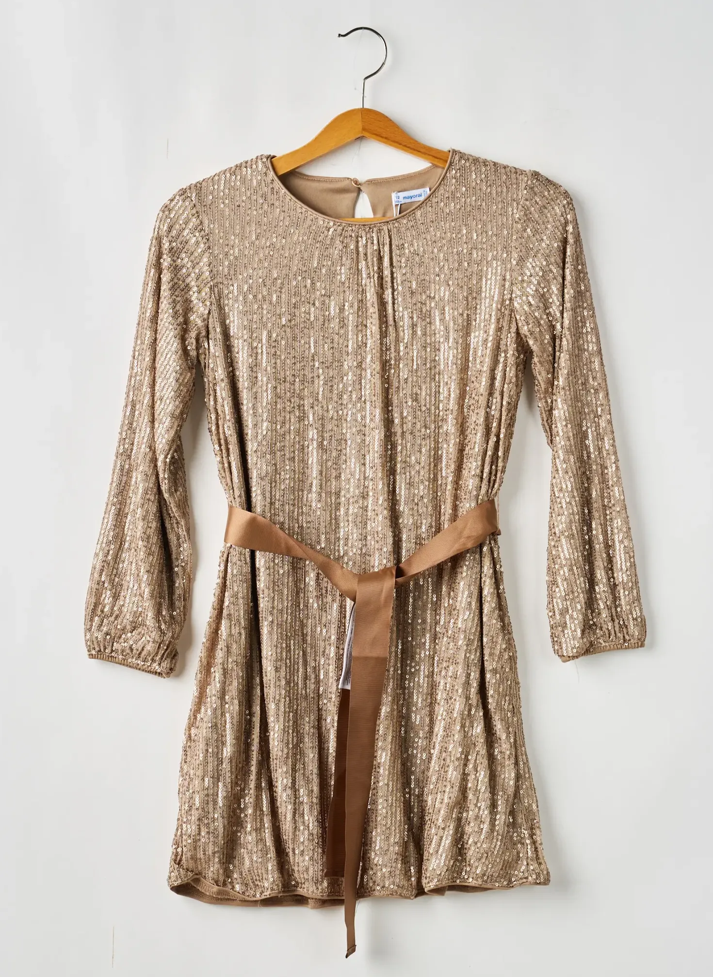 Robe Mi-longue Mayoral Or Manches Longues