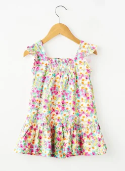 Robe Mi-longue Mayoral Rose Manches Courtes