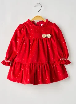 Robe Mi-longue Mayoral Rouge Manches Longues
