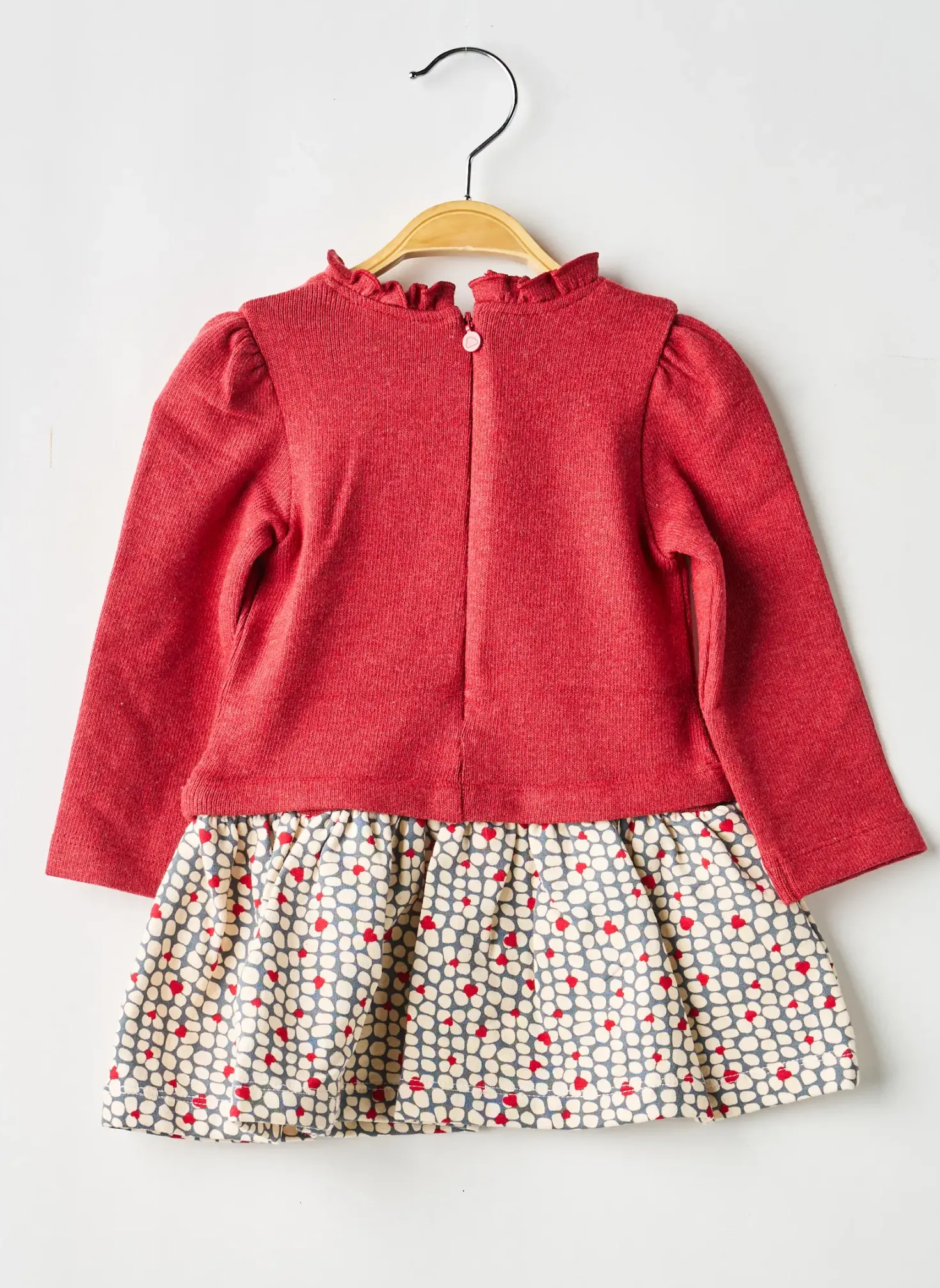 Robe Mi-longue Mayoral Rouge Manches Longues