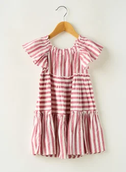 Robe Mi-longue Mayoral Rouge Manches Courtes