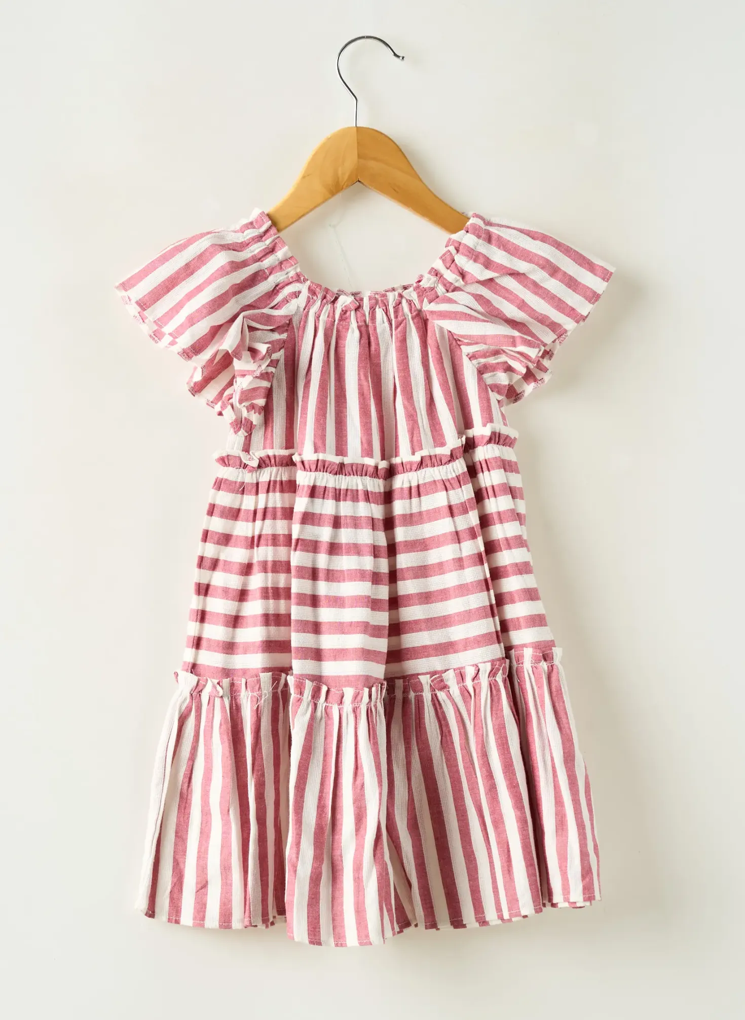 Robe Mi-longue Mayoral Rouge Manches Courtes