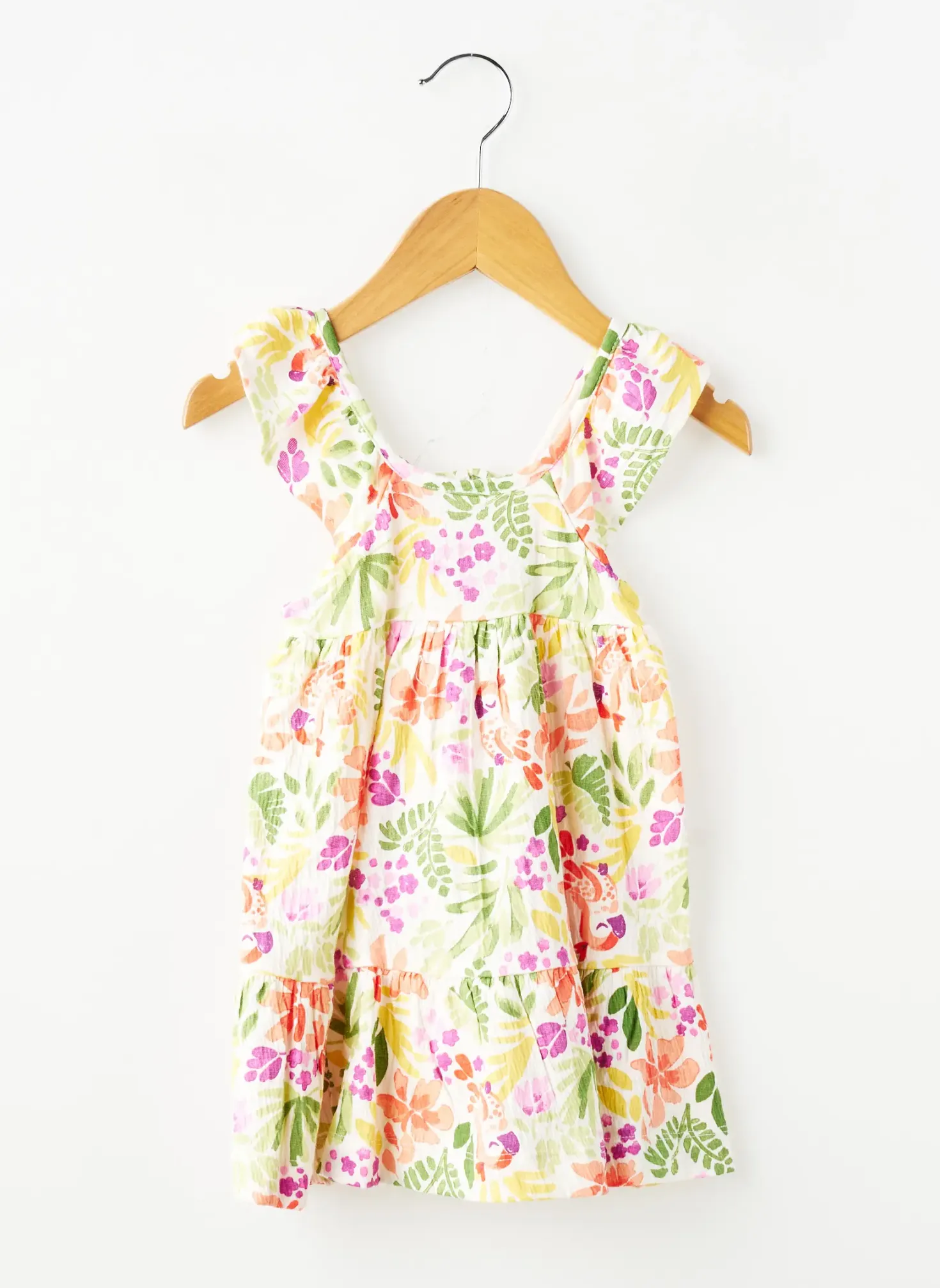 Robe Mi-longue Mayoral Vert Sans Manche