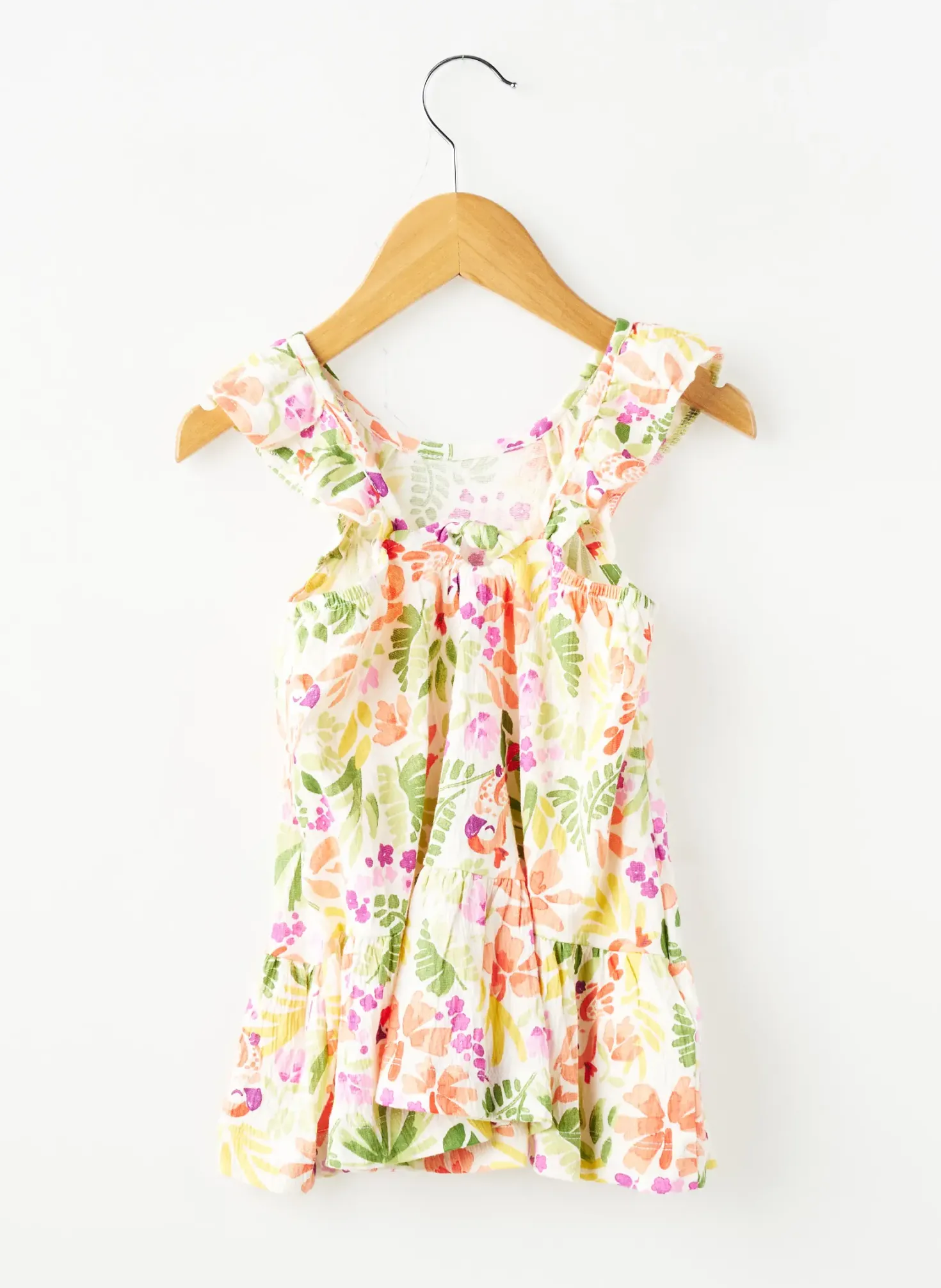 Robe Mi-longue Mayoral Vert Sans Manche
