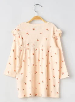 Robe Mi-longue Name It Rose Manches Longues