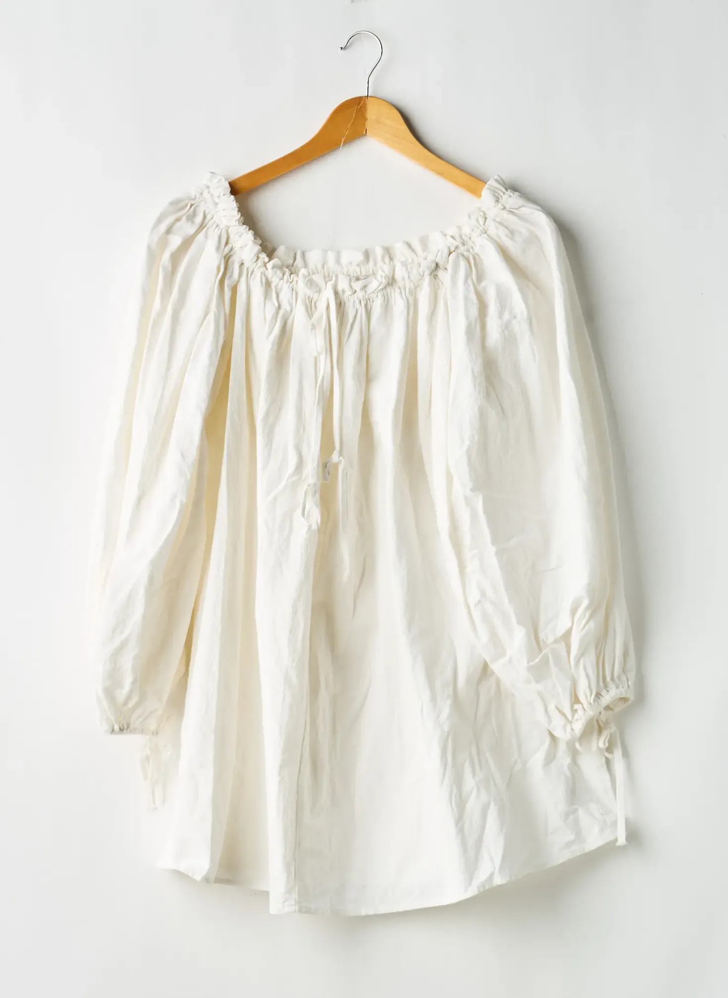 Robe Mi-longue Nasty Gal Blanc Manches Longues