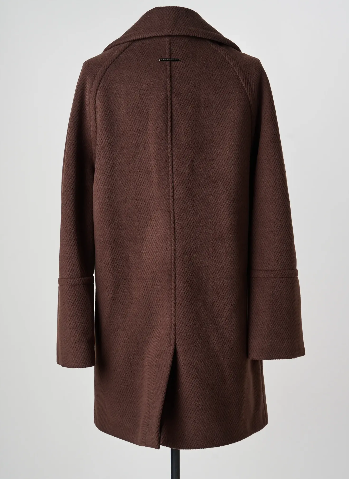 Robe Mi-longue Nathalie Chaize Marron Manches Longues