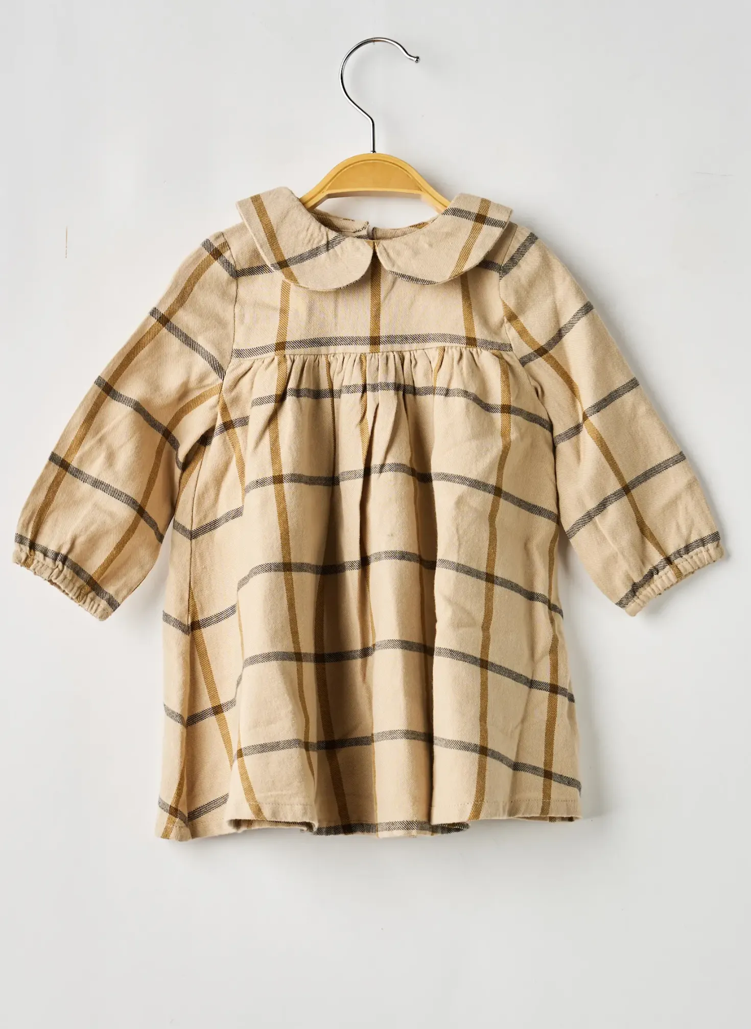 Robe Mi-longue Noukie's Beige Manches Longues
