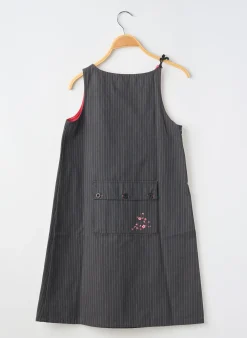Robe Mi-longue Petit Bateau Gris Sans Manche