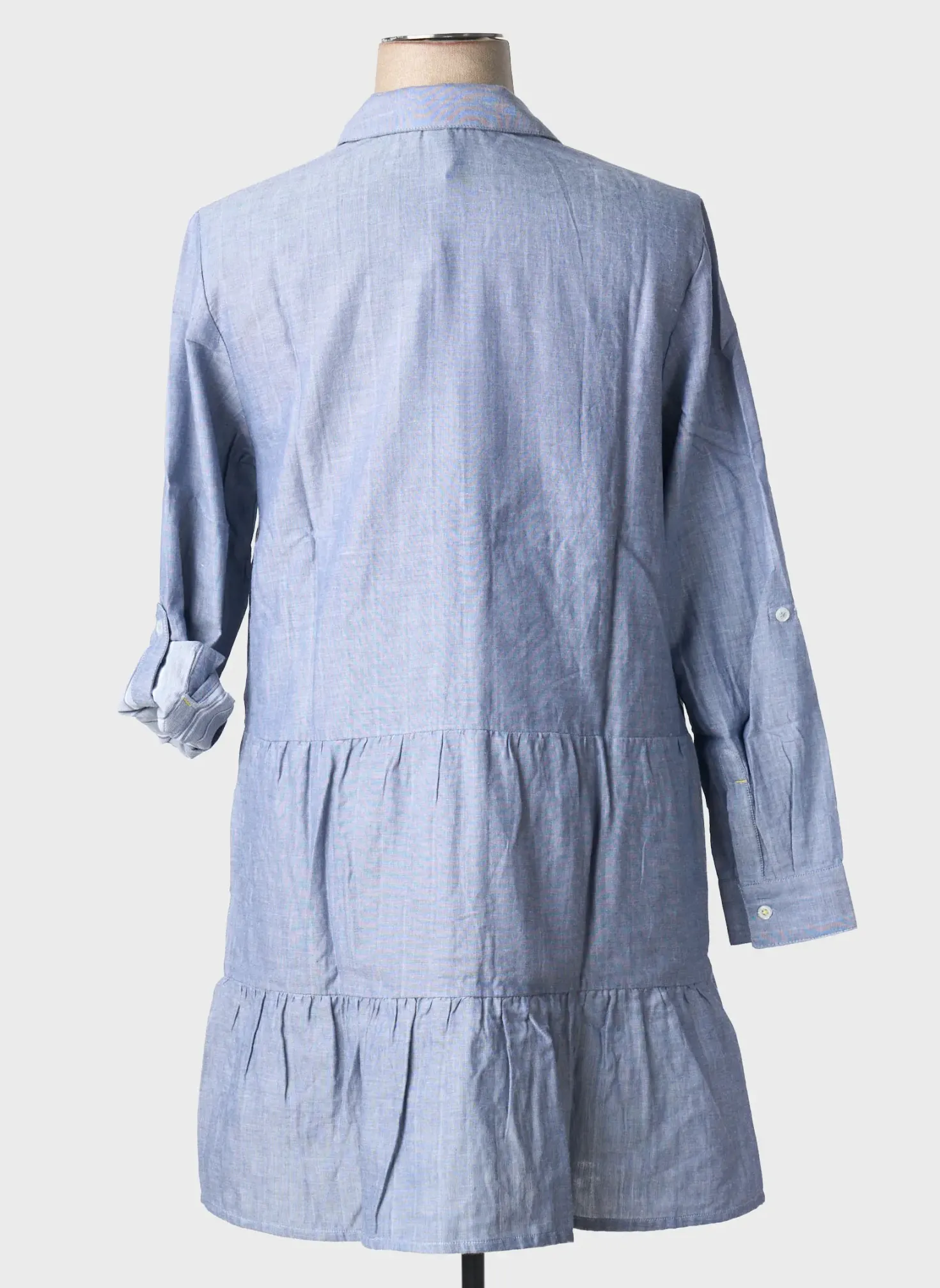 Robe Mi-longue Sheego Bleu Manches Longues