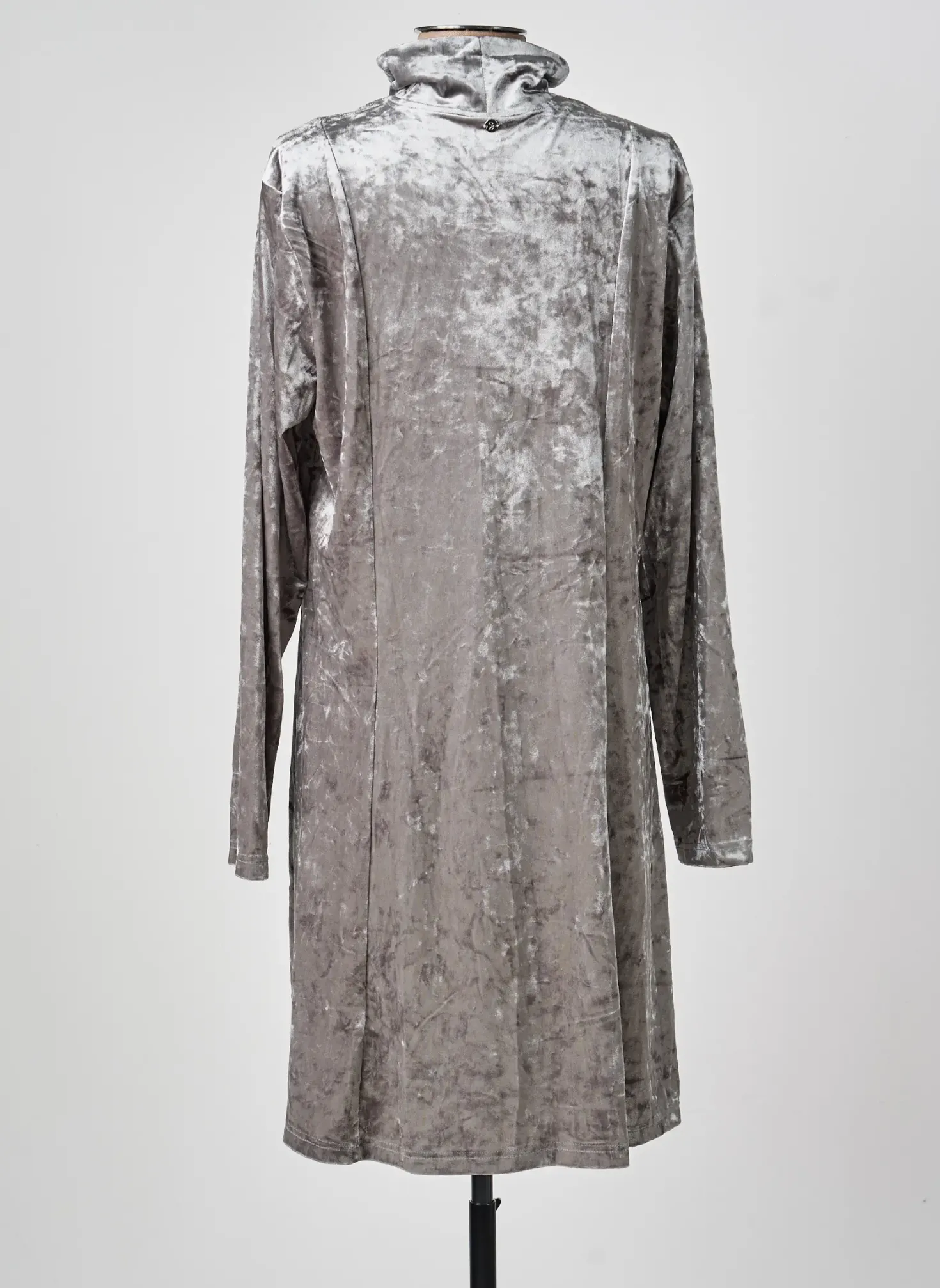 Robe Mi-longue Sheego Gris Manches Longues