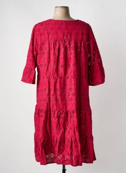 Robe Mi-longue Sheego Rose Manches Longues