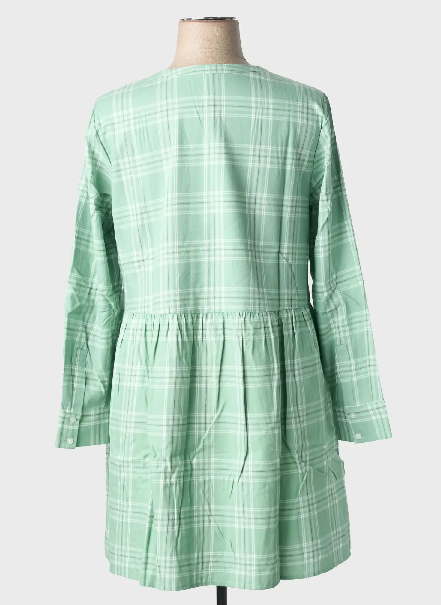 Robe Mi-longue Sheego Vert Manches Longues