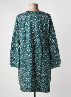Robe Mi-longue Sheego Vert Manches Longues