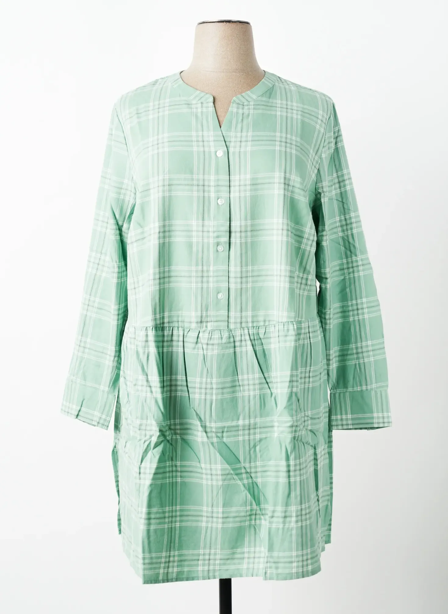 Robe Mi-longue Sheego Vert Manches Longues