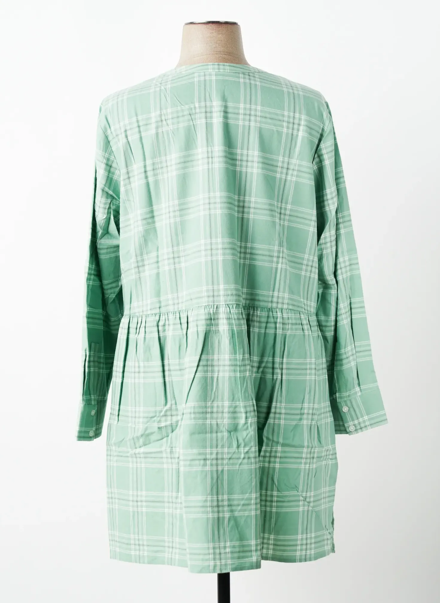 Robe Mi-longue Sheego Vert Manches Longues