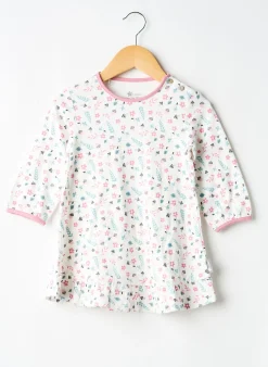 Robe Mi-longue Sterntaler Blanc Manches Longues
