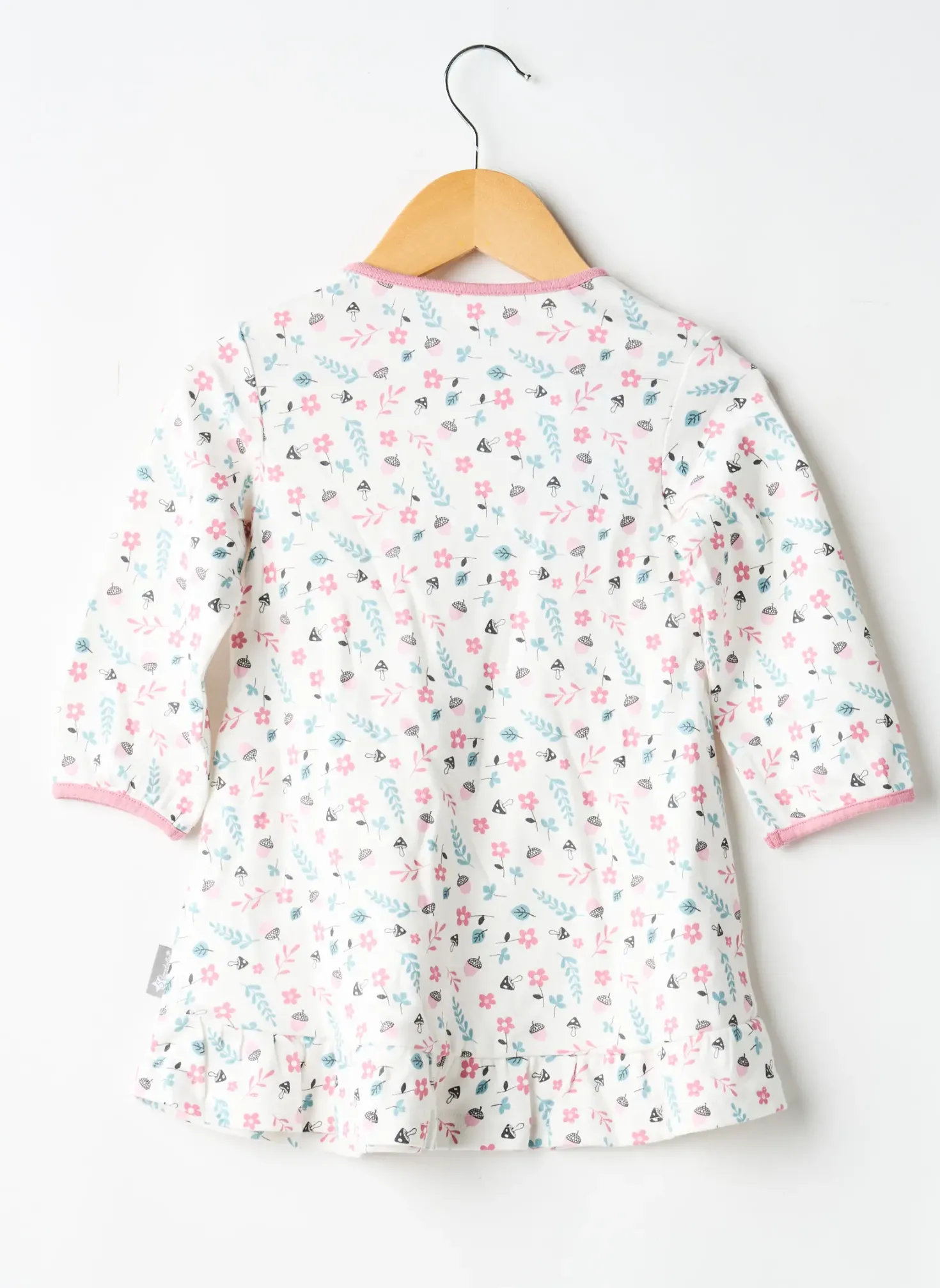 Robe Mi-longue Sterntaler Blanc Manches Longues